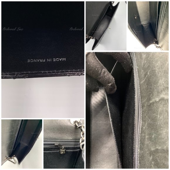 Authentic CHANEL Patent Black Jumbo Flap Crossbody - Picture 14 of 17
